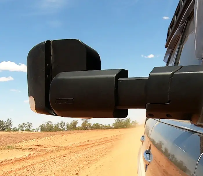 MSA 4X4 TOWING MIRRORS TOYOTA HILUX VISION ACTION shot front
