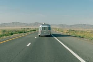 Towing caravan